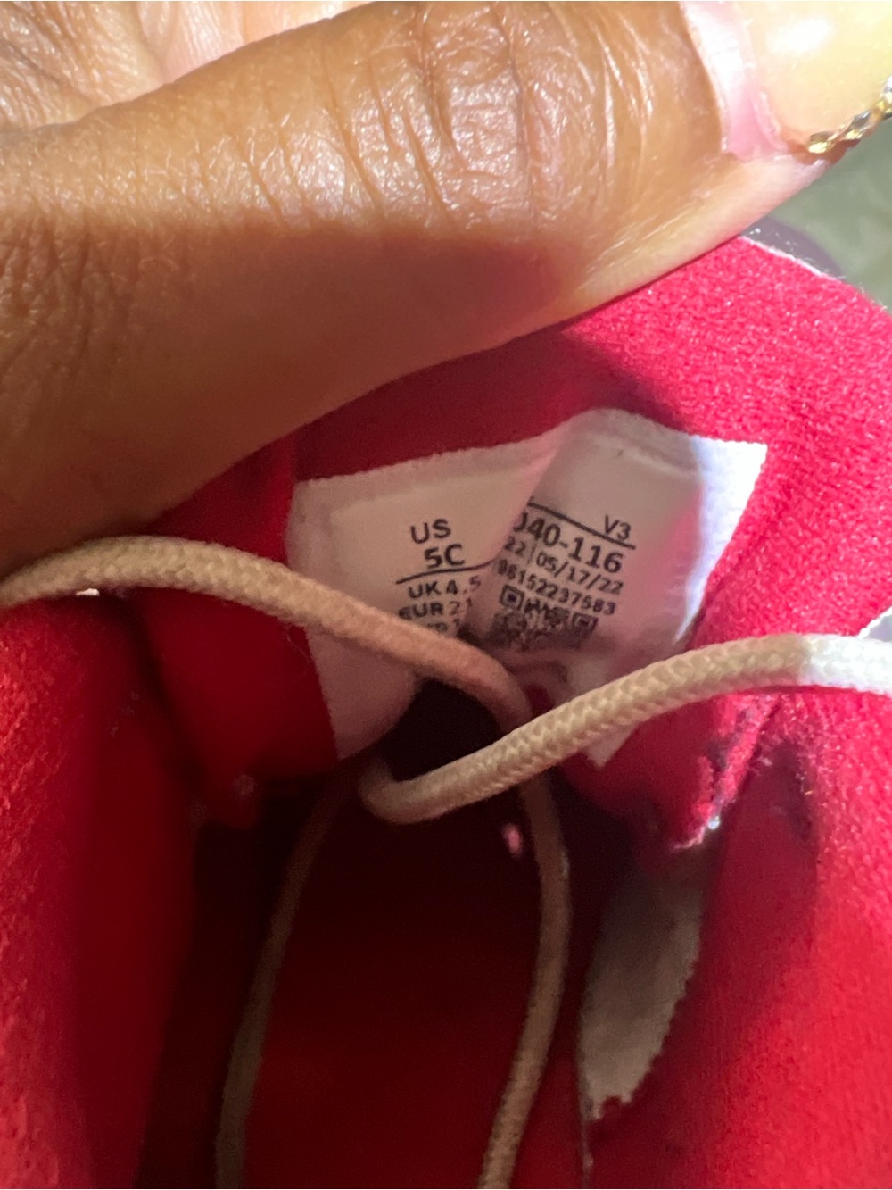 Air Jordan 11 Retro Cherry TD Baby Shoes | Size 5C ❤️🤍 - Picture 5 of 5